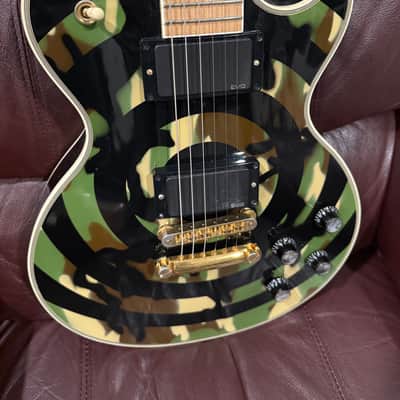 Gibson Zakk Wylde Les Paul Custom 2003 - 2016 - Camo Bullseye image 3