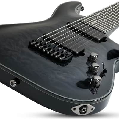 Schecter Hellraiser Hybrid C-8 Trans Black Burst image 4