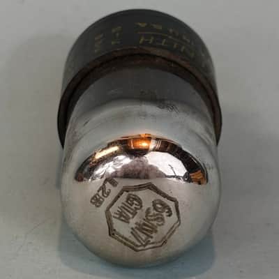 Vintage Sylvania 6SN7GTA Zenith Black Plate Chrome Top Tube Valve! T540 image 5