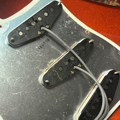 ULTRA RARE 1978 Greco ORDER MADE (Fretboard BINDING, 12" Radius Fretboard = GIBSON FEEL, Chunky D-Shape Neck) SE-600 Super Sounds (Burgundy Mist / Candy Apple Red Metallic + Matching Headstock) ... Maxon Excel PU-100 CLONE pickups + ORIGINAL HARD CASE image 20
