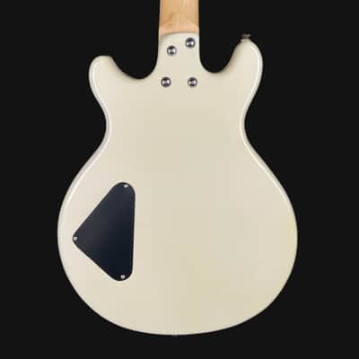 Daisy Rock Retro-H 12ST Electric Guitar in White Pearl image 7
