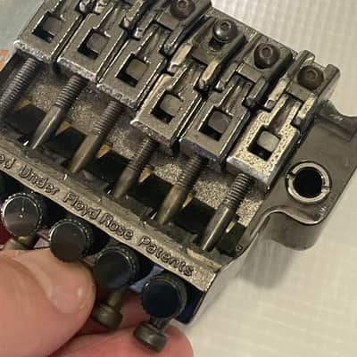 1990's Japan Ibanez S Series Worn Cosmo Black Original Edge Floyd Rose Tremolo Bridge image 15