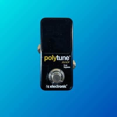 TC Electronic Polytune Noir Polyphonic Tuner Pedal | Reverb