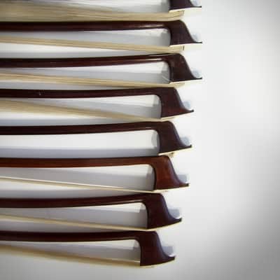 German Violin Bow High Quality 3/4 Size Circa-1900s-Brown image 8