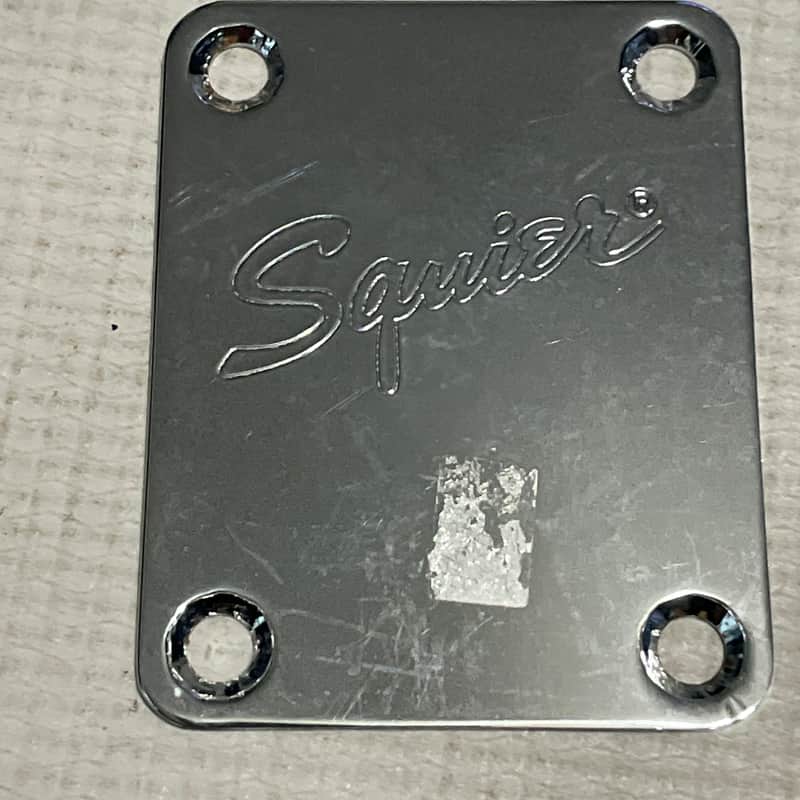 2000’s Squier Neckplate Chrome