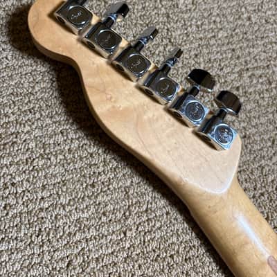 Warmoth Custom Tele Shaped Electric Guitar Vintage Burst image 8
