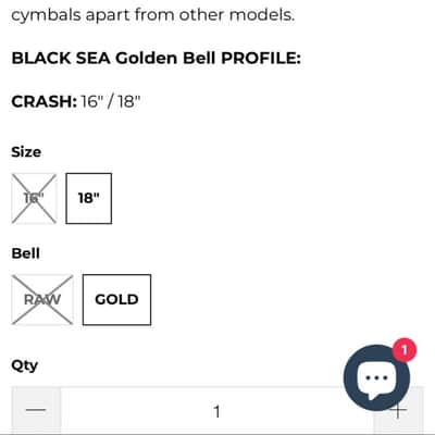 Murat Diril Black Sea 18” golden bell crash Bild 7