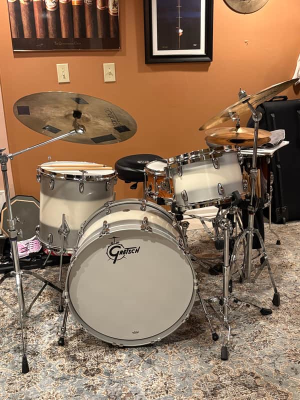 Gretsch Brooklyn Silver Mist Duco image 1
