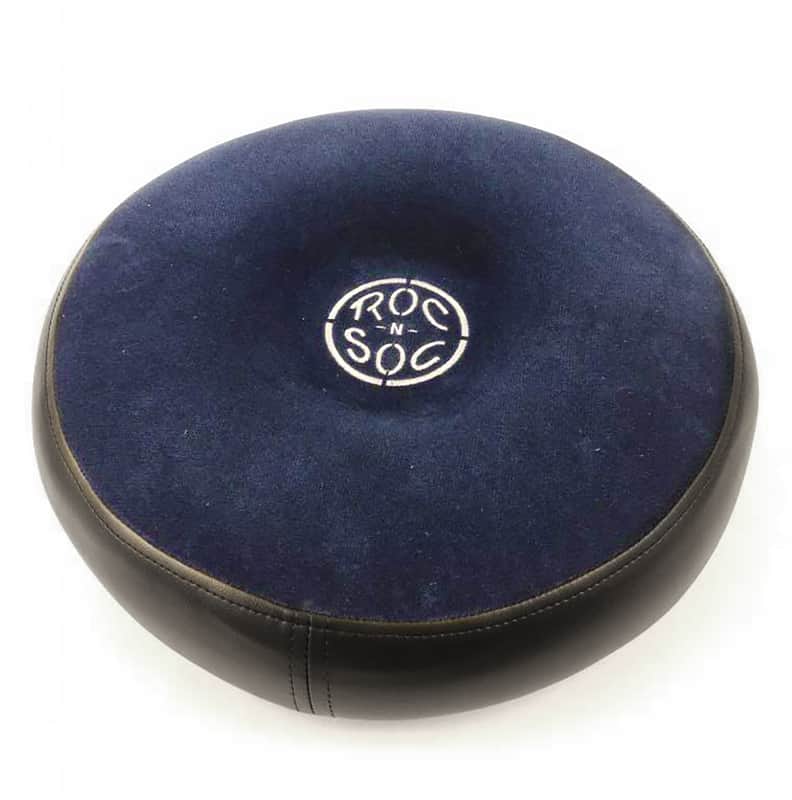 Roc n Soc Drum Stool Throne ROUND TOP Blue RS R-B image 1