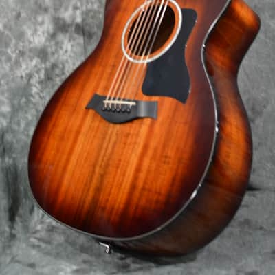 Taylor 224ce K DLX Koa wood Grand Auditorium Acoustic Electric Cutaway Shaded Edgeburst w Deluxe Hardshell Case image 7