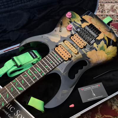 Ibanez JEM77-FP Steve Vai Signature  1998 - "Floral Print" ☆VIDEO☆ image 1