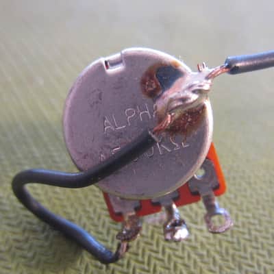 1940s Silvertone Lap Steel Pots and Tone Capacitor image 6