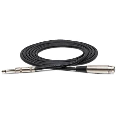 Hosa MCH-110 Hi-Z Microphone Cable XLR3F to 1/4" TS 10 ft image 1