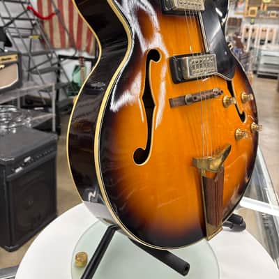 Ventura V1300 Archtop Electric Guitar 1960s Sunburst Japan No Case image 3
