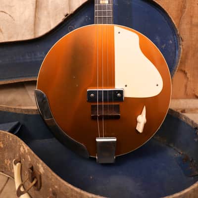 Harmony Electro Electric Tenor Banjo 1954 Copper image 2