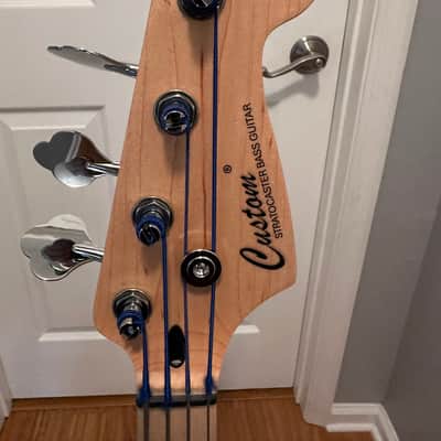 Custom Stratocaster(ish) 30 Scale Bass Guitar 2026 - Natural image 3
