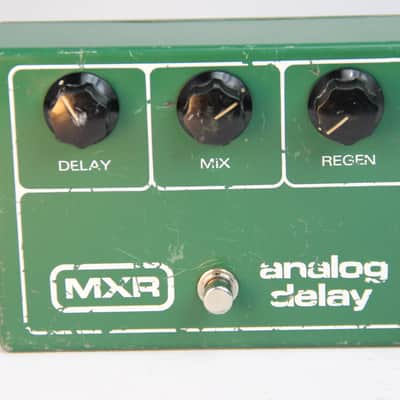 MXR M-118 Analog delay pedal 1978 green image 1