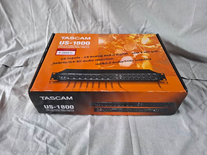 TASCAM US1800 Audio/Midi Interface 2000-2010 image 1