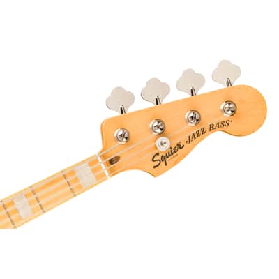 Squier Classic Vibe Active 70s Jazz Bass MN Ocean Turquoise - 4-String Electric Bass image 4