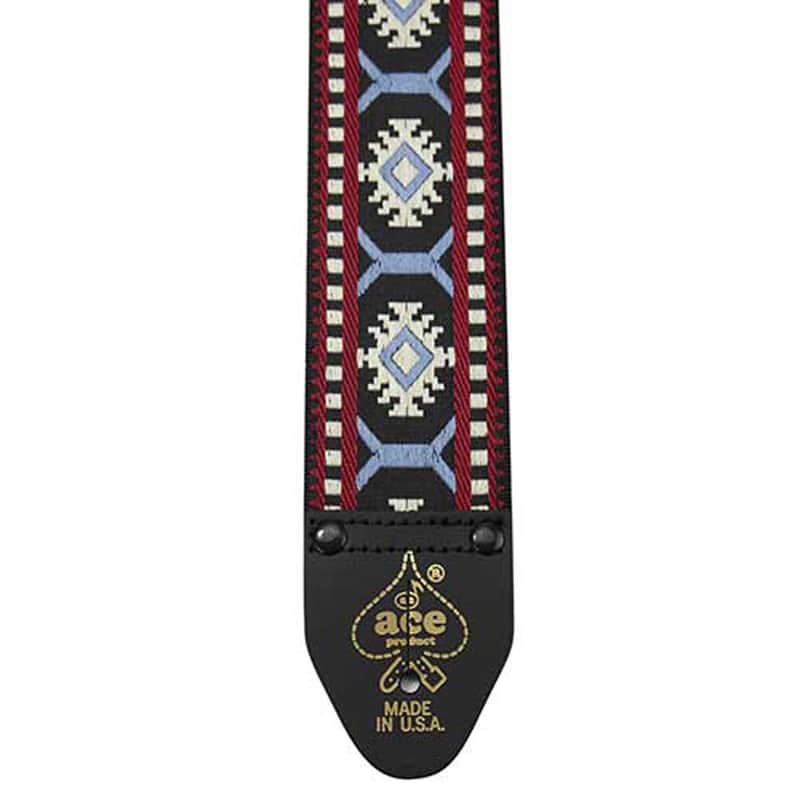 Ace Vintage Snowflake Guitar Strap image 1