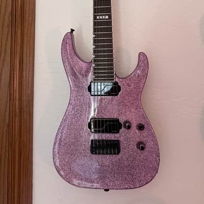 ESP E-II Horizon NT-7B Hipshot 2019 - Present - Purple Sparkle image 1