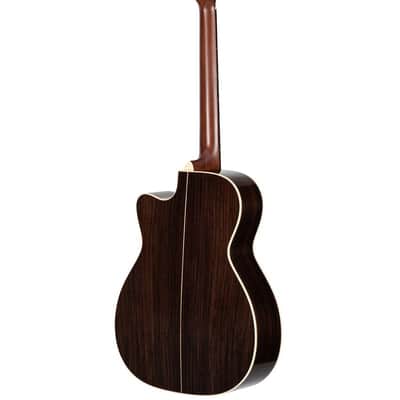 Alvarez FYM70CE Yairi Masterworks Folk/OM All Solid Spruce/Rosewood Acoustic-Electric Guitar image 4