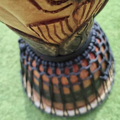 Handmade Professional Djembe - Hand-Carved Solid Wood - 5kg image 3