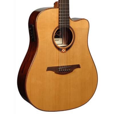 Lag T118DCE Tramontane Dreadnought Electro Acoustic - Natural image 1