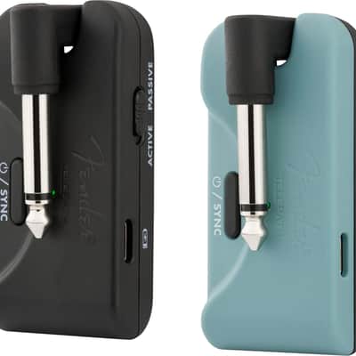 Fender Telepath Wireless System, Mystic Ice Blue and Black image 1