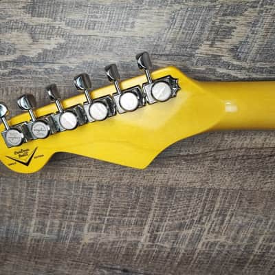 MyDream Partcaster Custom Built - Aztec Gold Acousti-Phonic Gilmour image 7