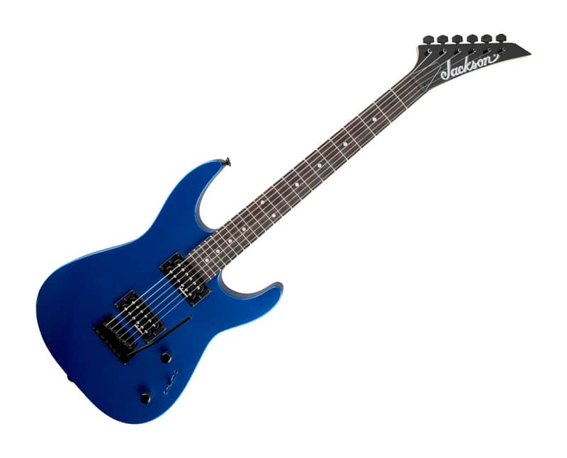 Used Jackson JS Series JS11 Dinky - Metallic Blue w/Amaranth FB image 1