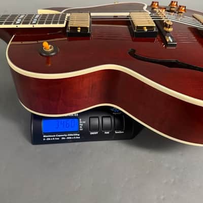 1996 Gibson L-4 CES winered goldhardware Like NEW orig Case image 5