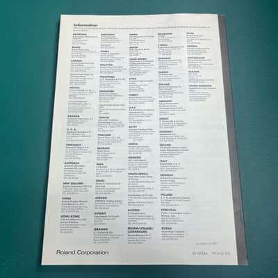 Roland TD-10 Owners Manual image 3