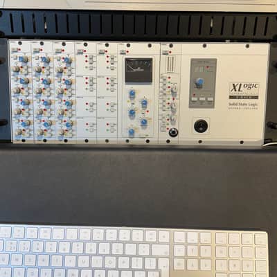 Solid State Logic X-Rack 28 Channel Summing Mixer + Stereo Bus Compressor & custom Mogami breakout cables image 2