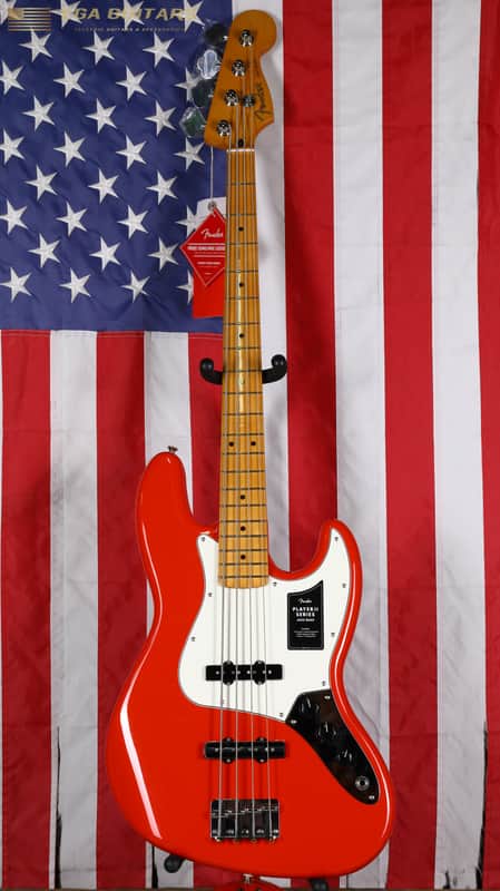 Fender Player II Jazz Bass - Coral Red image 1