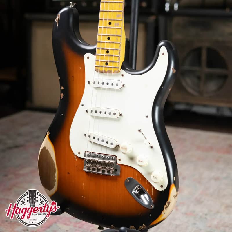 Nash S-57 Electric Guitar - 2-Tone Sunburst with Hardshell Case image 1