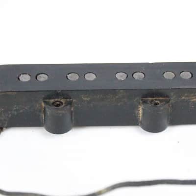 1965 Vintage Fender Jazz Bass BRIDGE Pickup Rewound L-Series Grey Bottom USA 1960s Pre-CBS image 5