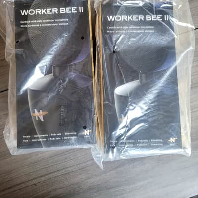 (2) Neat Microphones Worker Bee II Large Diaphragm Cardioid Condenser Microphones image 1