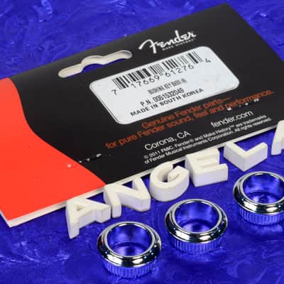 Fender Standard Bass Tuner Bushings Chrome, 0051532049 image 1