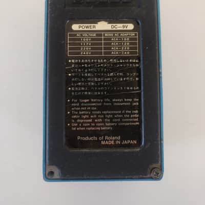 Boss CS-1 Compression Sustainer MIJ (Black Label) image 5