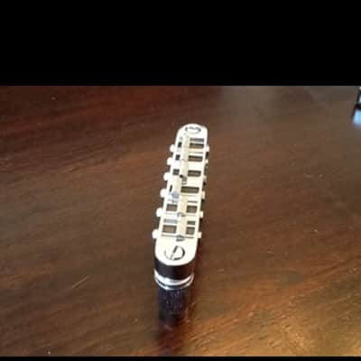 Gotoh Wide Tune-o-matic Bridge  Chrome image 1