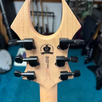 B.C. Rich Kerry King Wartribe 2 Warlock KKW2TO Onyx with Tribal Fire Graphic image 9