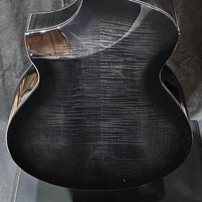 Ibanez AEWC400 Acoustic-Electric Guitar - Transparent Black Sunburst High Gloss 2025 image 4