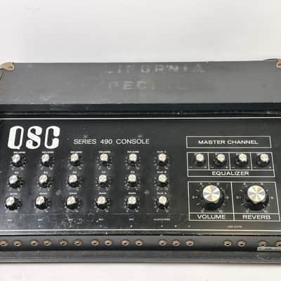 Vintage QSC PA Series 490 Console 5 Channel w/ Reverb image 1