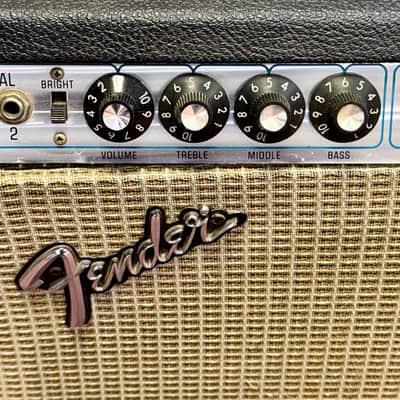 Fender 1975 Twin Reverb Silverface 2x12 Guitar Combo Serviced Nirvana Cobain image 5