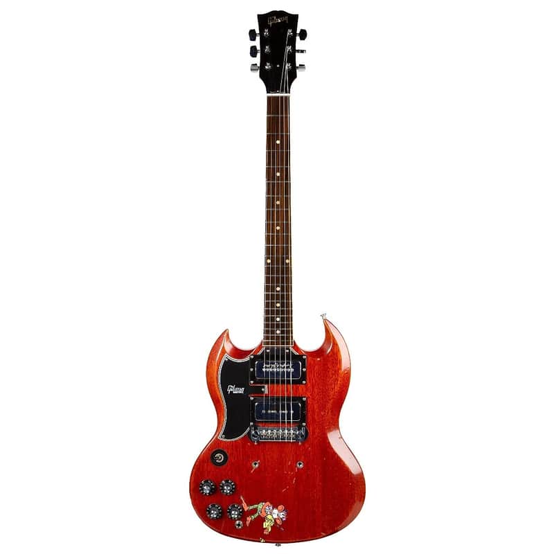 Gibson Custom Shop Tony Iommi Signature "Monkey" '64 SG Special Left-Handed (Aged, Signed) Cherry 2020 image 1