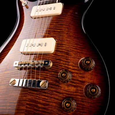 Used 2017 PRS Core McCarty 594 Soapbar Limited 10 Top Black Gold Burst with OHSC image 5