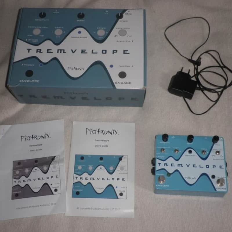 2010s Pigtronix Tremvelope Blue Graphic