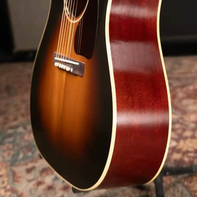 Gibson Custom Shop 1942 Banner J-45 Acoustic Guitar - Vintage Sunburst with Hardshell Case image 11