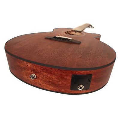 Cort SFXMEMOP All Mahogany Body Venetian Cutaway 6-String Acoustic-Electric Guitar image 2